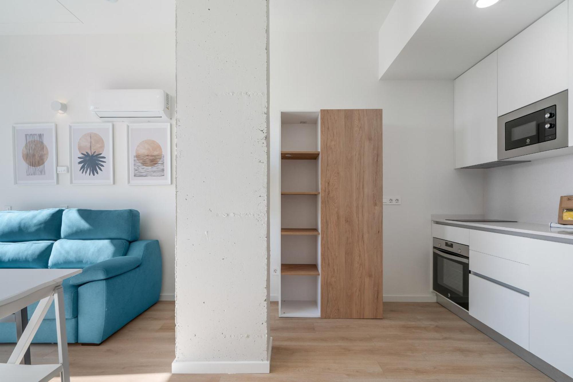 Loft Reformado Industrial Con Garaje Alquiler Temporal Lejlighed Madrid Eksteriør billede