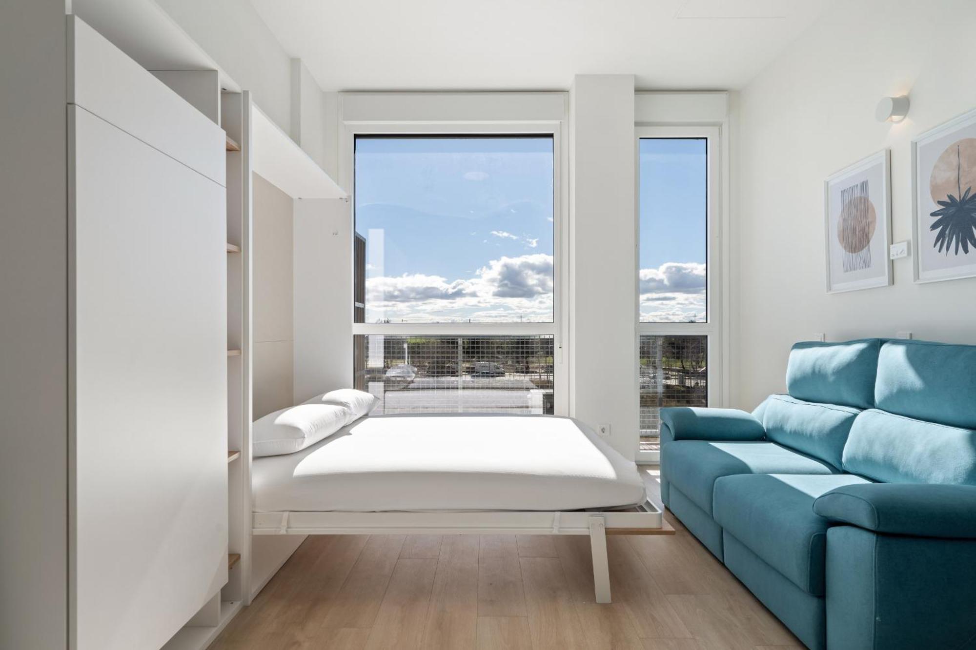 Loft Reformado Industrial Con Garaje Alquiler Temporal Lejlighed Madrid Eksteriør billede